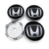 4pcs 60mm Car Wheel Center Hub Center Cap Rim Hub Dustproof Cover Emblemem for Honda Civic Xrv Hrv Crv Brv City Accord Fit Pilot Odyssey Jazz Insight