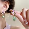 Light Luxury Bohemian Earrings Women Ear Jewelry Sweet Drop Earrings Flower Stud Earrings Gift