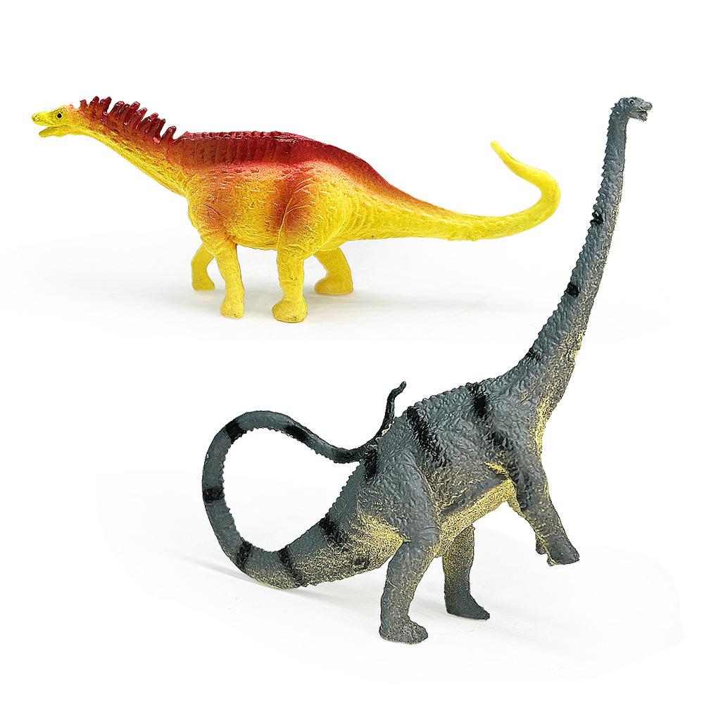12 шт./набор Обновленные Имитированные Твердые Игрушки Динозавры Модель Реалистичный Брахиозавр Тираннозавр Рекс Игрушки Для Детей Рождественский Подарок
