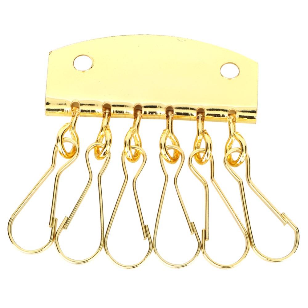 Gold/Bronze Color Key Ring Organizer Key Organizer Design Key Row Wallet For DIY Crafting
