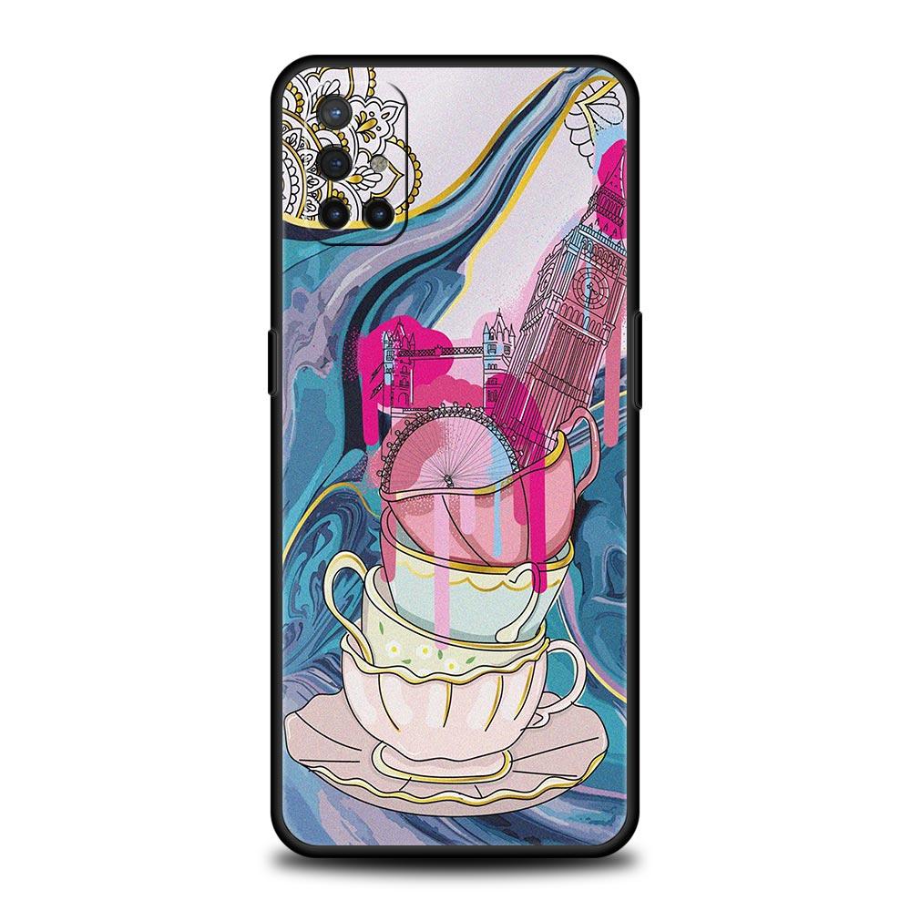 Чехол для телефона OnePlus 10 9 Pro 9T 9R 9RT 8T 8 7 6T 7T Nord 2 CE 5G N200 N10 N100 чехол Paris Art синяя бабочка девушка цветок