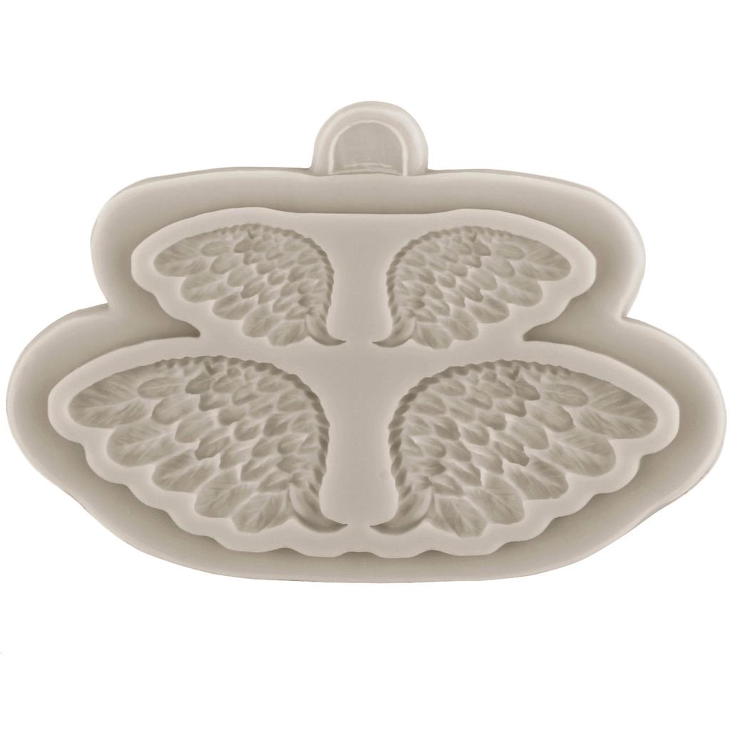 Крылья ангела, силиконовые формы для помадки для украшения торта, топпер для кексов, конфеты, шоколадная жвачка, паста, формы из полимерной глины