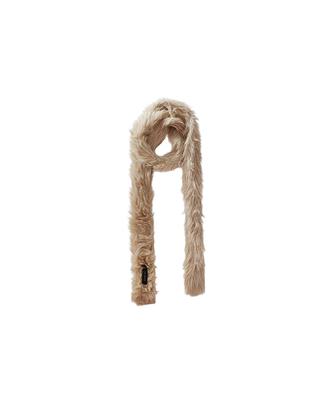 Зимний пушистый шарф KOOKEESEE (бежевый)
