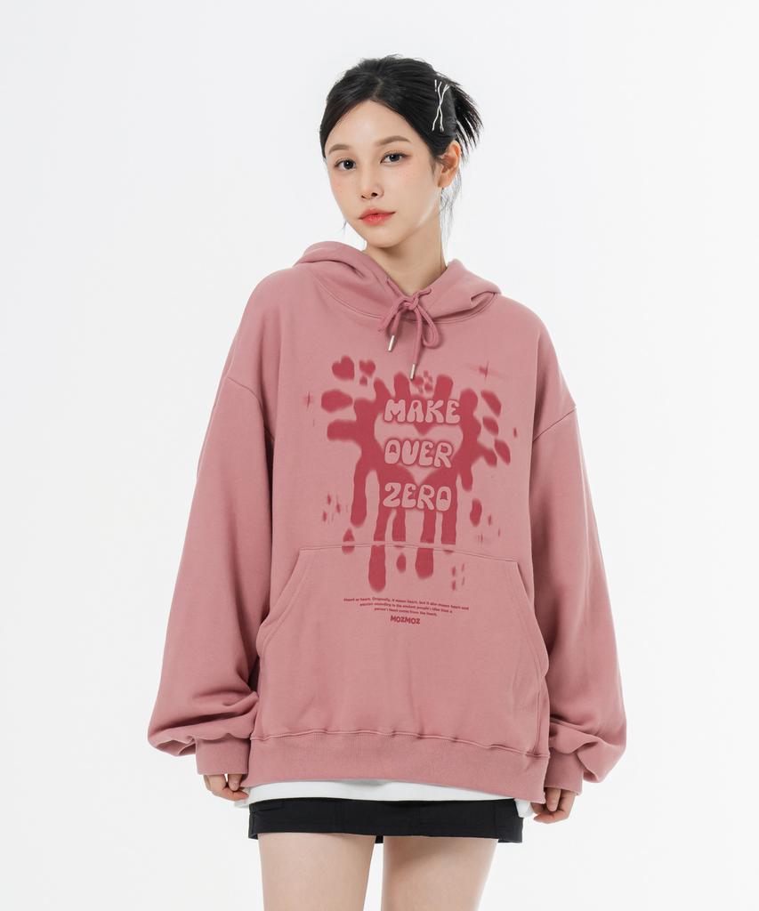 Мягкая толстовка с капюшоном Mods Love Oversized Розовый