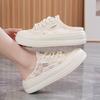Half Set Women's Shoes, Breathable, Student Height Increasing, Casual Shoes, Women's Shoes