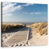 Canvas Print Beach North Sea Dunes