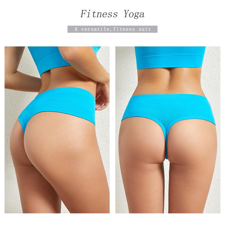 Спортивное нижнее белье для девочек, стринги, женские, с низкой талией, сексуальные, хлопковые, для девочек, трусики-трусики, большие размеры, для фитнеса, спортивные, однотонные, с надписью «T»