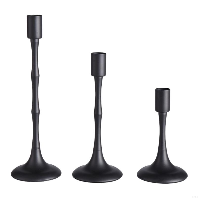 62KD 3 шт. Декоративные металлические подсвечники для праздничных настольных композиций