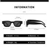 2PACK Small Rectangle Sunglasses Women Men Vintage Brand Designer Square Luxury Sun Glasses Shades Female Camber Concave Glasses
