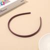 Non-slip Toothed Headband Pressure Hair Bangs Broken Hair Headband Simple Black Brown Face Hair Accessories for Women