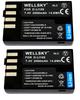 WELLSKY Compatible with Genuine Displays Remaining Works Just Like for Pentax D-Li109 (2-Pack) [Charges Charger, Battery, Genuine]
