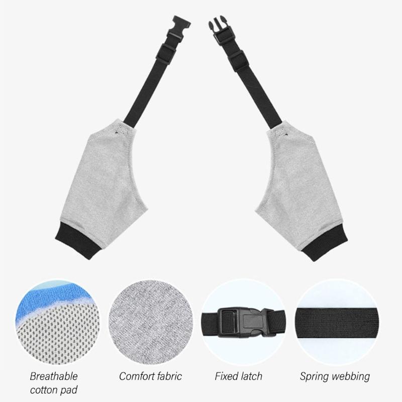 Adjustable Dog Elbow Bracer Pet Knee Brace Protector for Front Leg Pet Recovery Sleeve for Dog Elbow and Leg Support