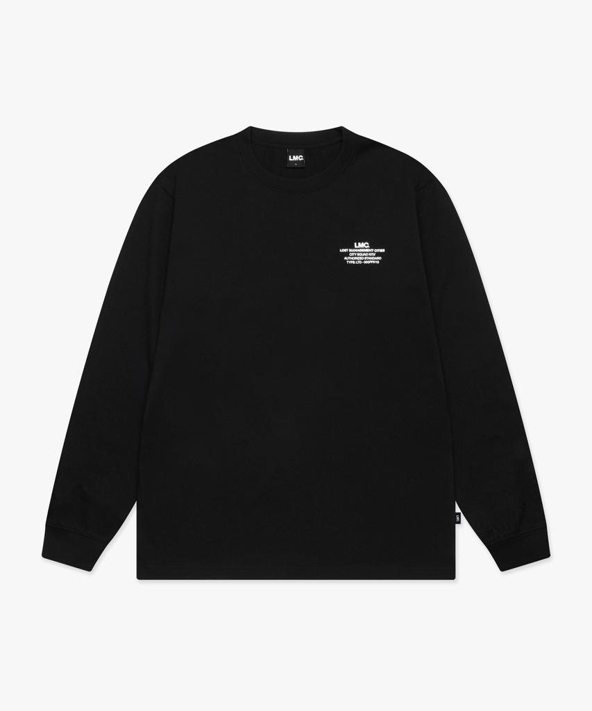 LMC Authorized Standard Long Slv Tee Black