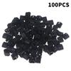 100Pcs Y-Shaped Plastic Connectors - Diy Wire Mesh Fastening Clips For Pet Cage Linking - Shelf Clips