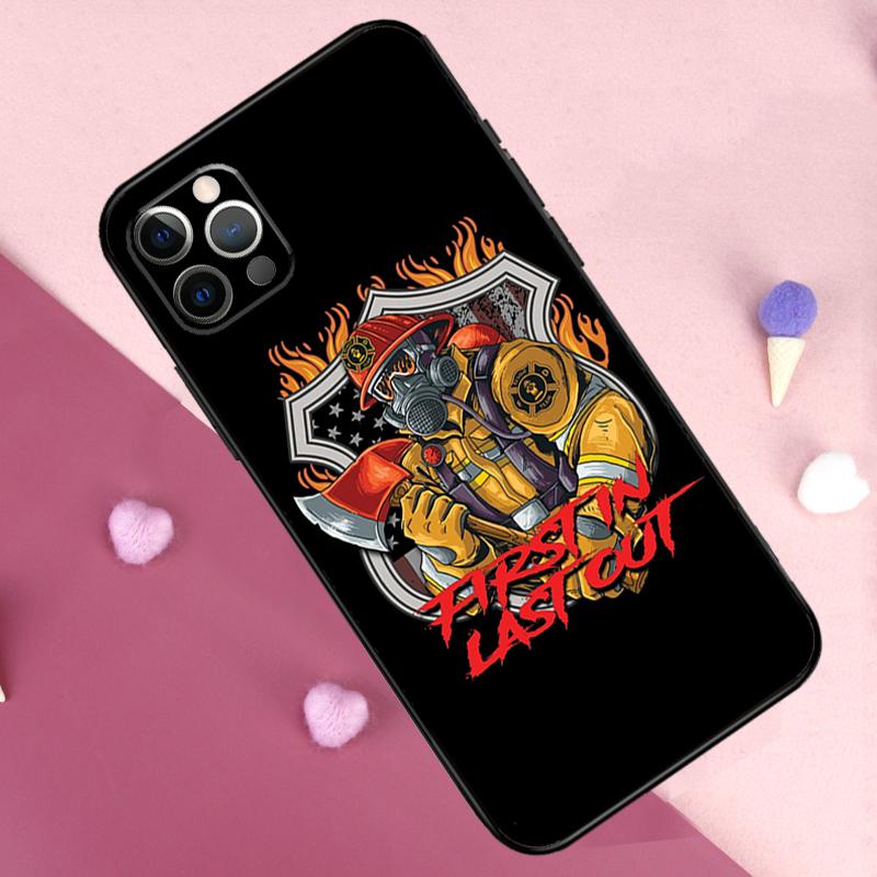 Rescue Fire Dept Phone Case For iPhone 17 Pro Max 11 14 15 16 Pro Max Plus 13 12 Mini 16e 17 Air Back Cover
