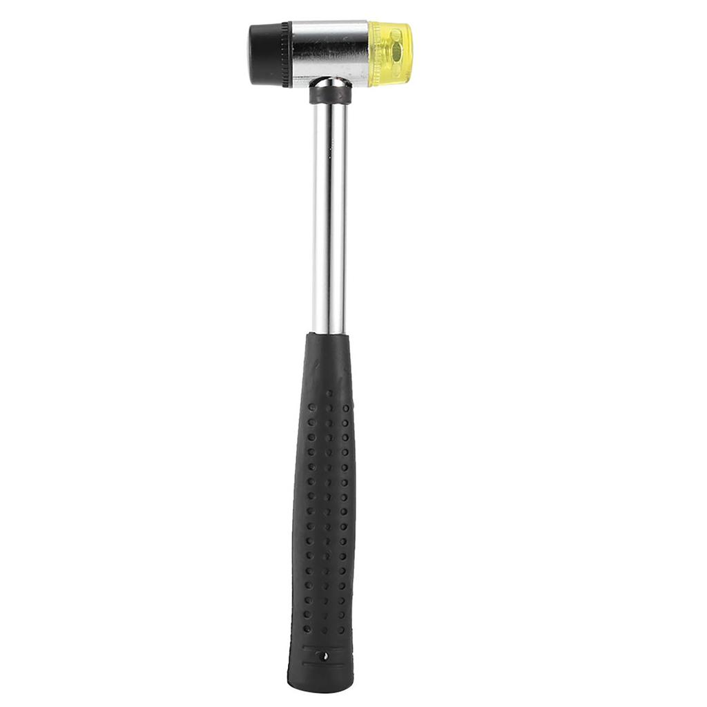 Double Face Detachable Rubber Head Hammer Leather Craft Handcraft Mallet with Steel Handle