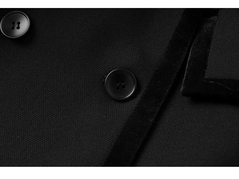 Элегантный женский пиджак-жакет ранней осени с бархатной отделкой, двубортный, с тяжелыми шипами, стразами и вышивкой в виде стрекозы