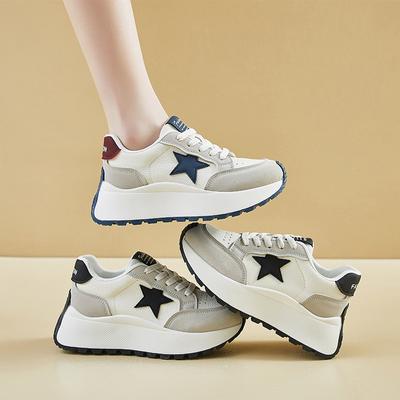 Женские кроссовки для ходьбы, повседневные, удобные, легкие, нескользящие, на толстой платформе, для папы, кроссовки для бега, спортивная обувь для тренировок на открытом воздухе