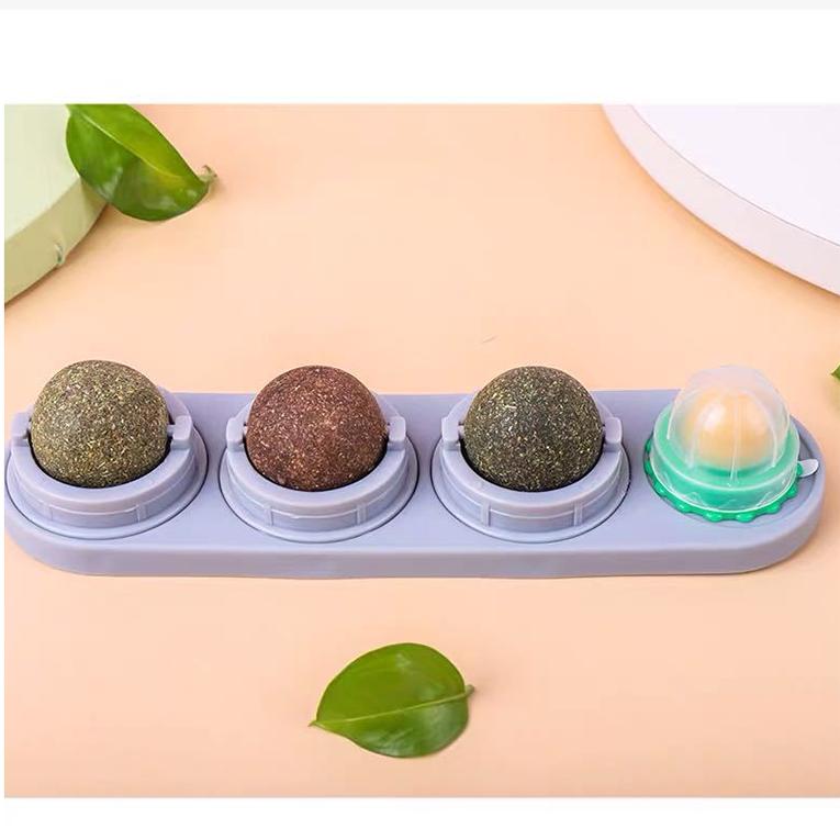 Натуральная кошачья мята, котенок, мятный шарик, игрушка, шарик для лечения кошек, игрушка для чистки зубов