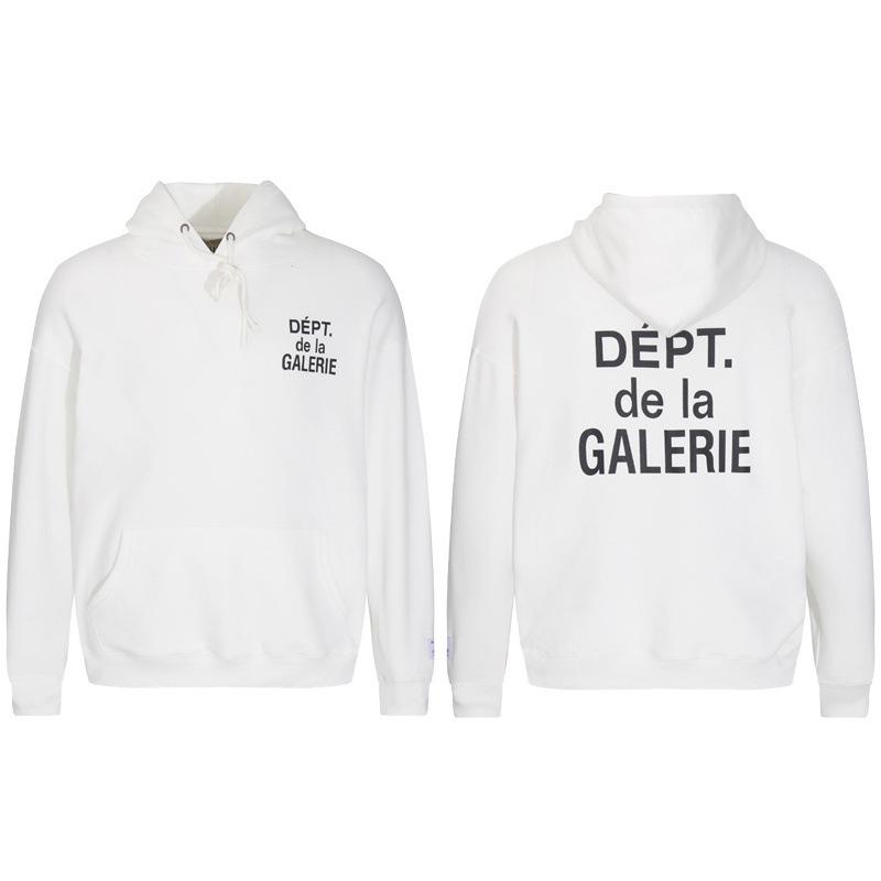 Унисекс модная классическая хлопковая толстовка с капюшоном GALLERY DEPT TIDE