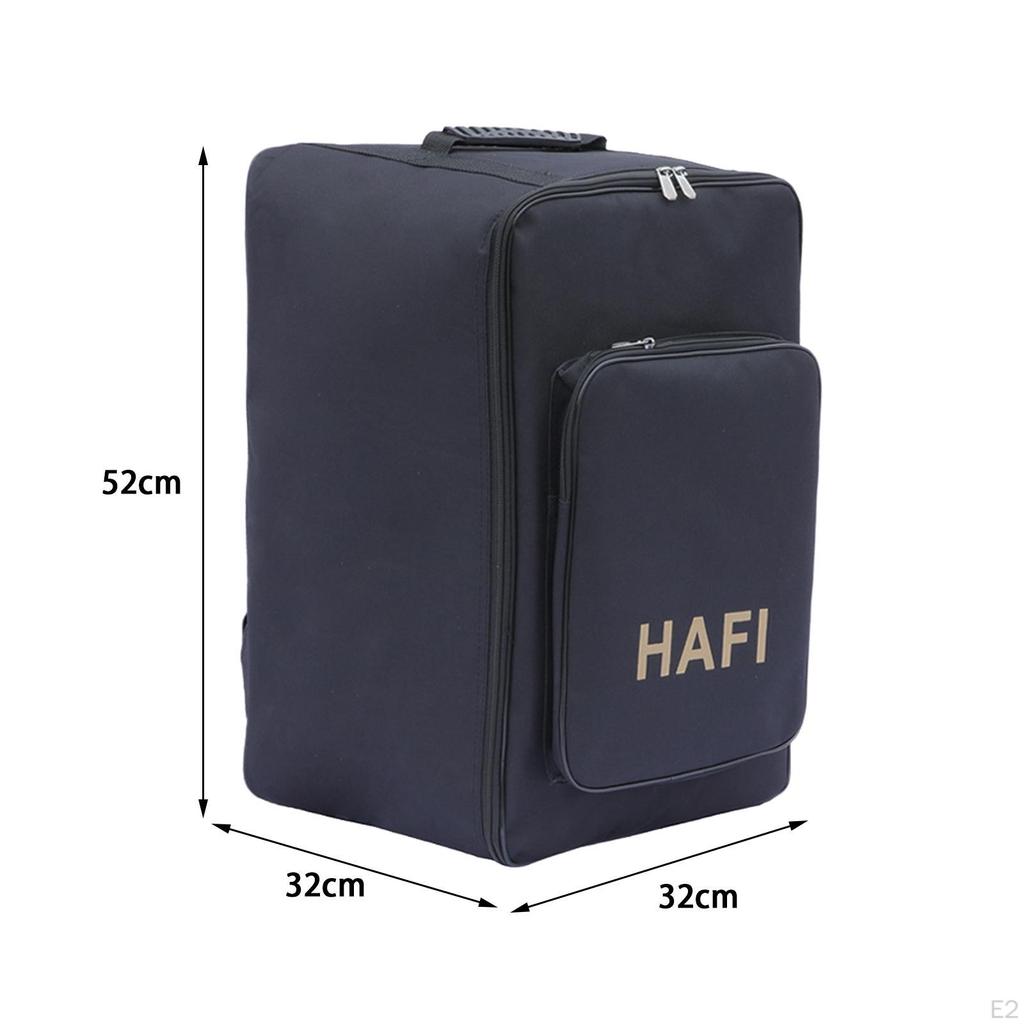 Сумка для кахона Коробчатый барабан Прочная с ручкой для переноски Мягкая для выступлений Оксфордская ткань