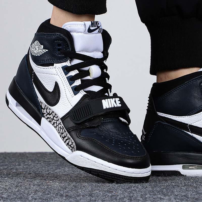 Кроссовки Air Jordan Legacy 312 BG Midnight Navy Детские Синий Черный Белый DO7442-401