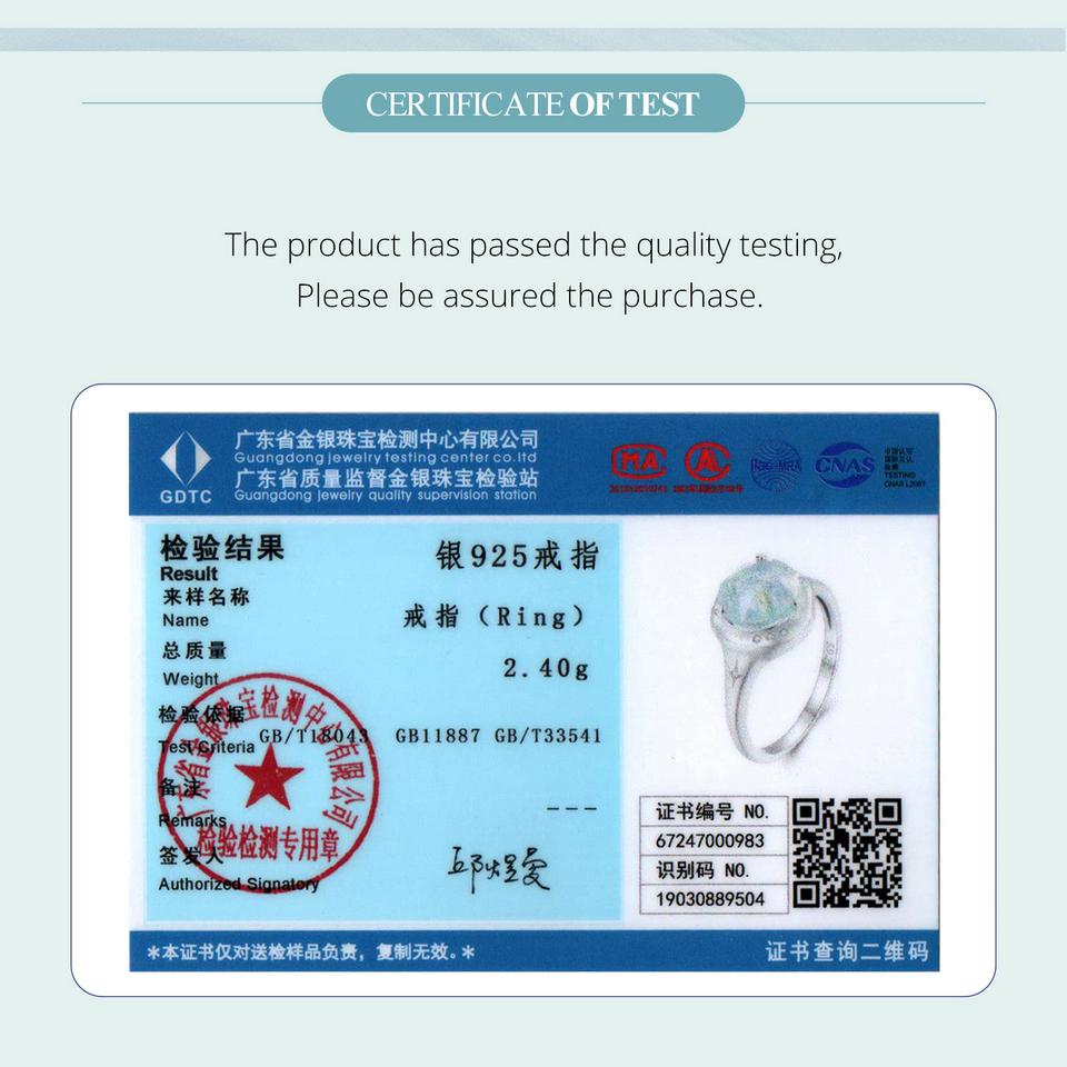 BAMOER Ретро-дизайн круглой формы из стерлингового серебра 925 пробы, кольцо-пасьянс, обручальное кольцо из белого золота для женщин