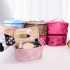 Fashion Leather Squar Portable Beauty Women's Makeup Bag Cosmetic Organizer Storage Wash Bag