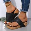 2025 New Women's Sandals Heels Sandals Wedges Sandalias De Mujer Fashion Heeled Shoes Women Platform Sandals