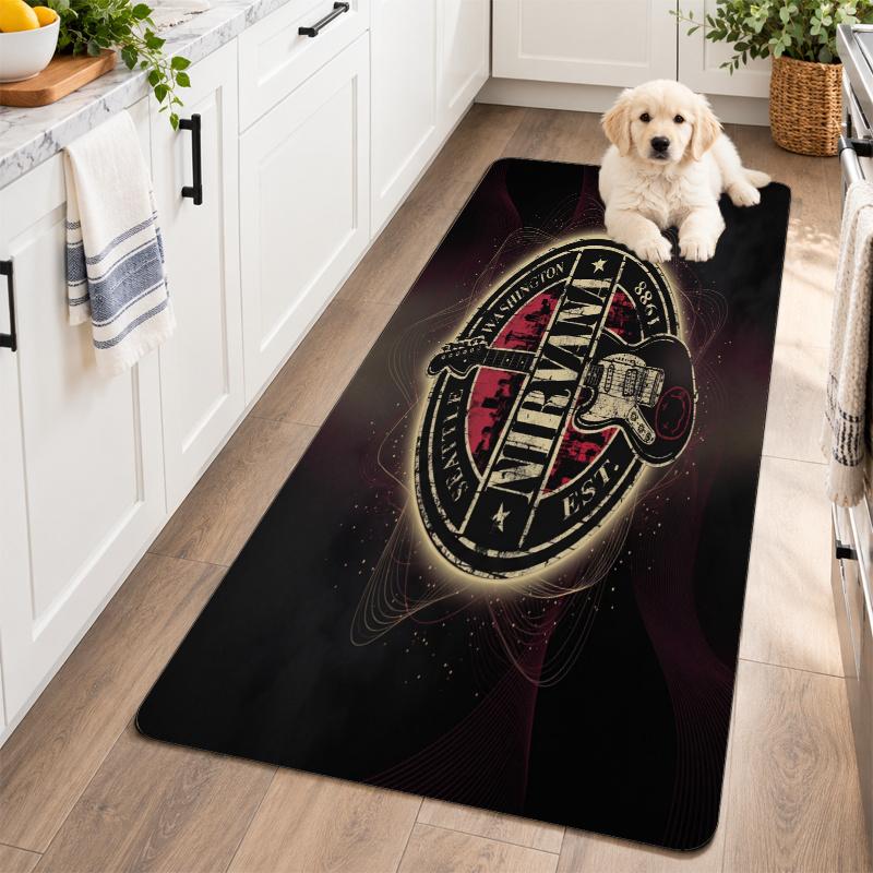 Flannel Kitchen Mat Nirvana Soft Area Rug Non Slip Floor Carpet Home Decoration