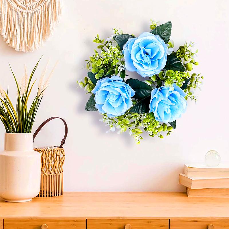 Имитация цветов, подсвечников, венков, декоративных украшений для гостиной, роз, свечей, чашек, атмосферных украшений