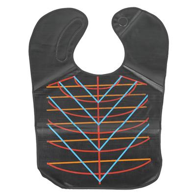 Профессиональная водонепроницаемая парикмахерская накидка для укладки волос, платье для стрижки волос(черный)