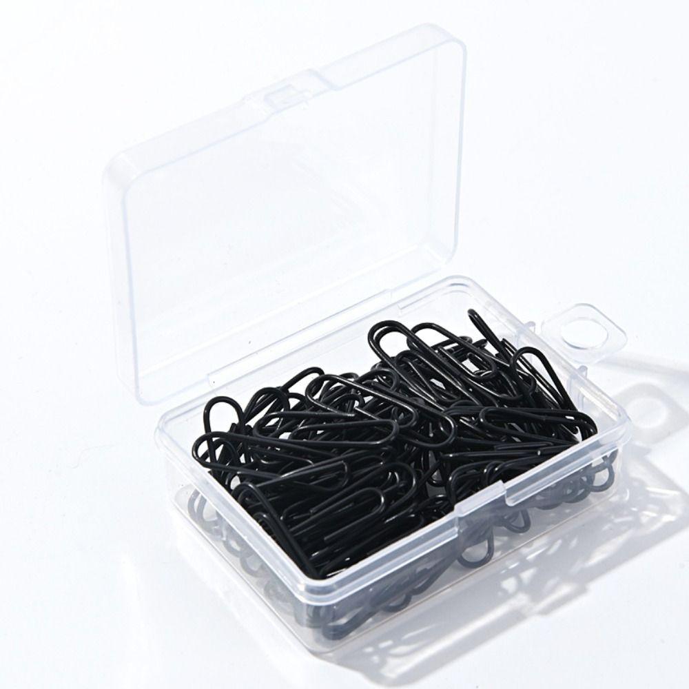 50PCS Zinc Zinc Alloy Bookmark Clip Creative Binder Clamps Mini Metal Paper Clips  School