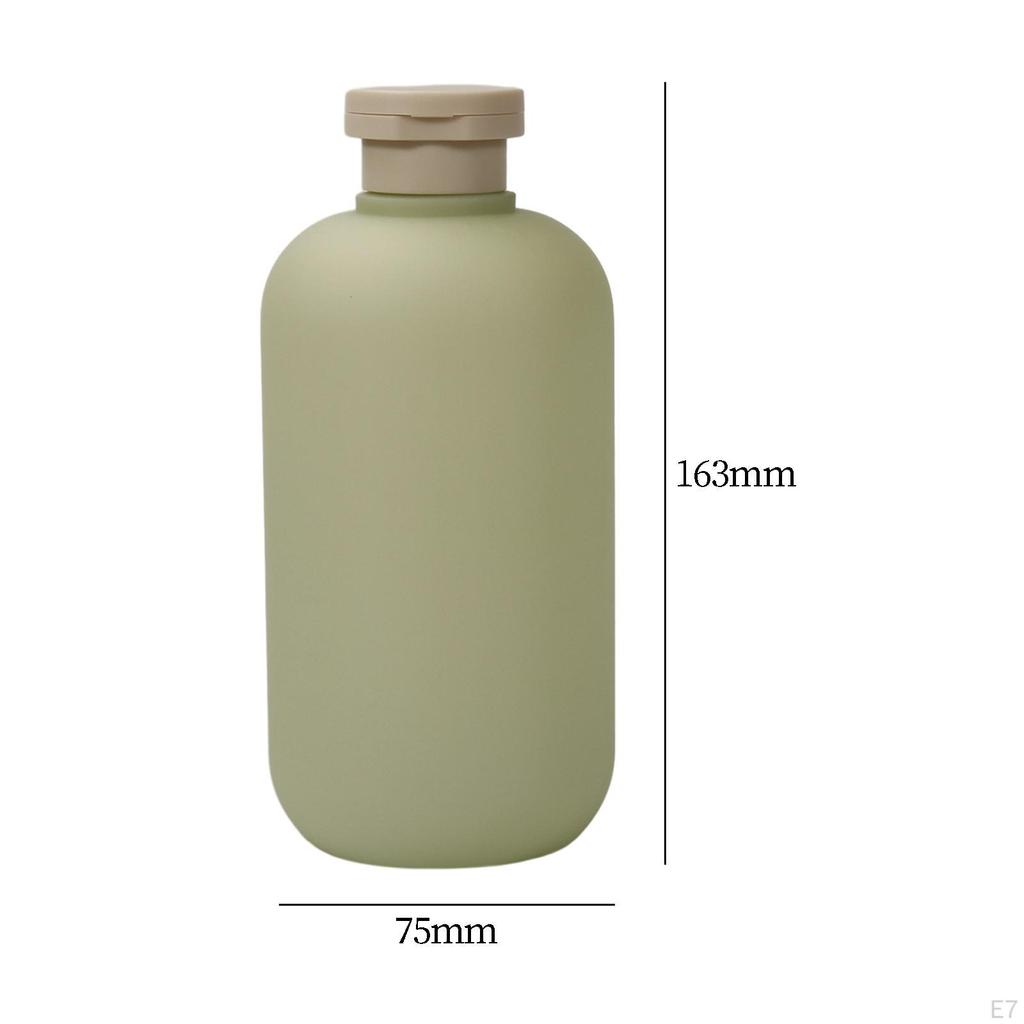 Бутылка-банка с откидной крышкой для шампуня, туалетных принадлежностей, многоразовые дорожные флаконы, лосьон,