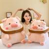 Милая кукла-тост-поросенок, плюшевая игрушка-кукла-поросенок, подушка для сна для девочки, тряпичная кукла, подарок на день рождения