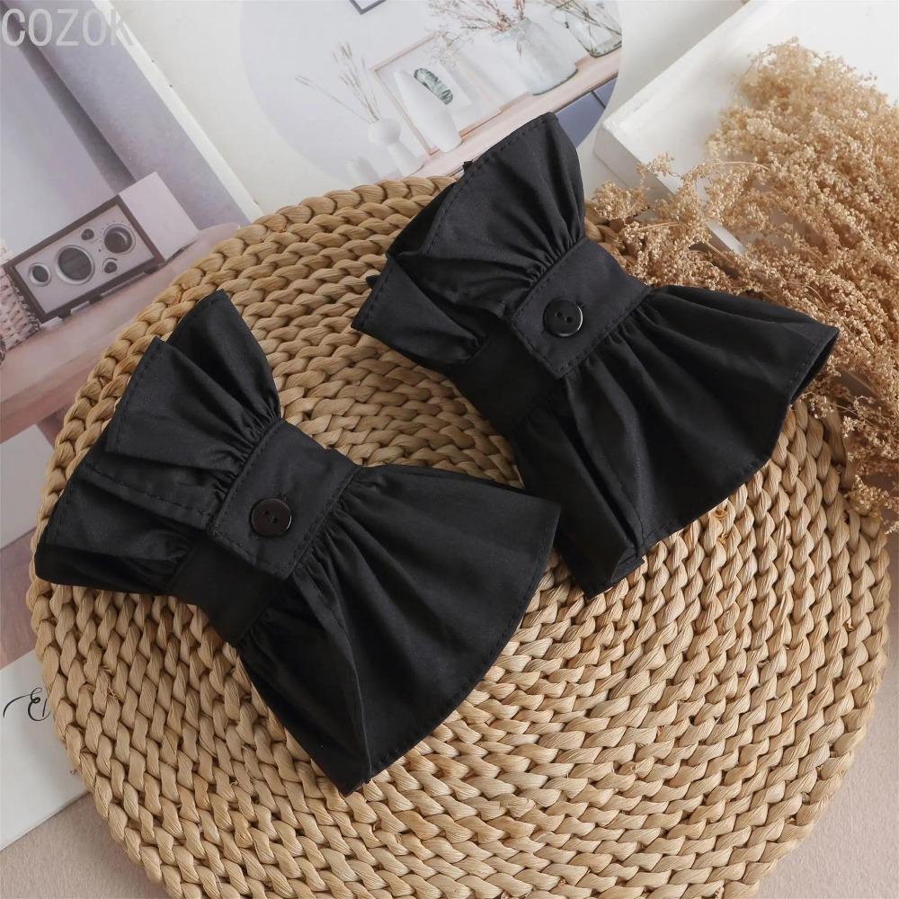 DIY Detachable Cuffs Cuff Extension Embroidery Lace Daisy Fake Sleeves Elastic Wild Wrist Pleated Organ Lolita Fake Sleeves