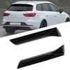2PCS Rear Window Side Splitter Wing Exterior Trim Left Right Replacement for SEAT 5F FR Mk3 MK3.5 2013‑2021