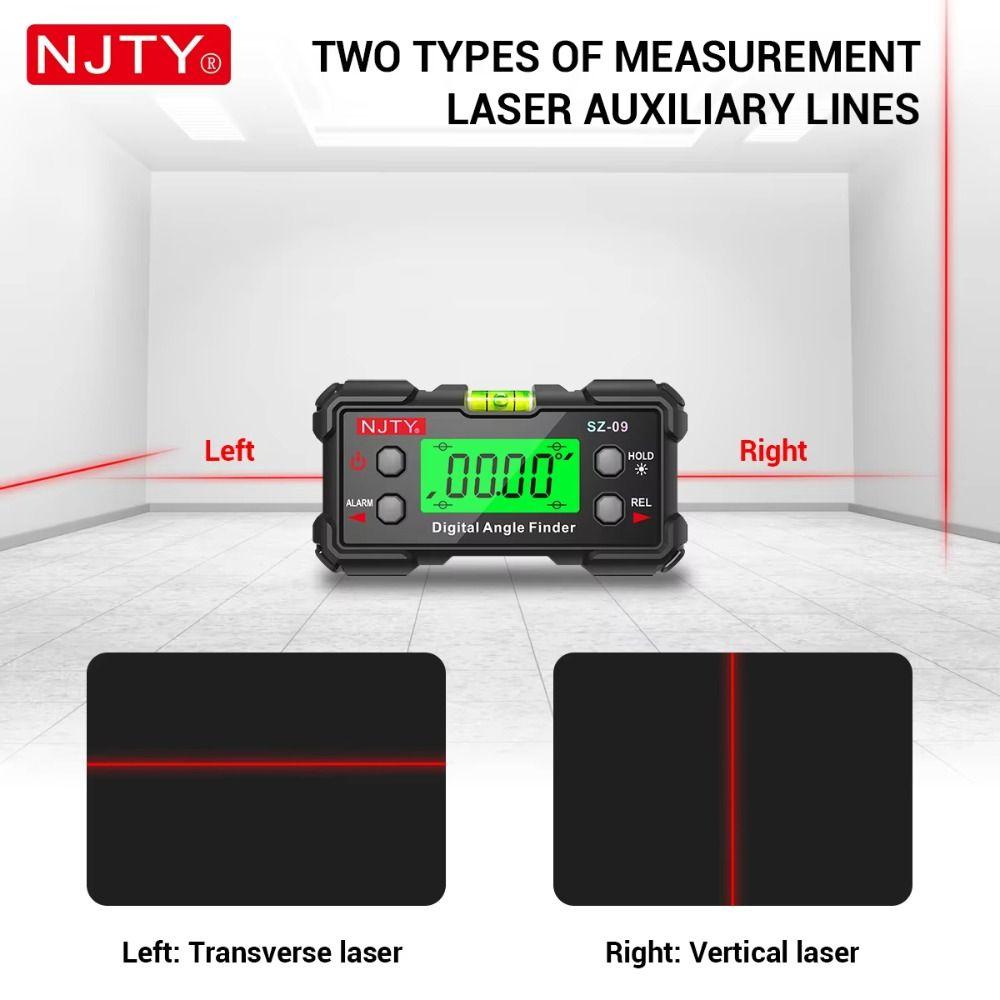 Rechargeable Digital Inclinometer Multifunctional Digital Angle Finder Angle Level Household