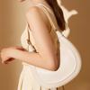 2025 Genuine Leather Hobo Moon Bag for Women, Crescent Underarm Shoulder Bag, Casual Cowhide Crossbody Sling Purse