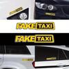 3pcs Fake Taxi Sticker Vinyl Decal Car Window Drift Funny Tuning