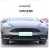 Сетчатая накладка на решетку воздухозаборника Tesla Model 3 & Y - Репеллент от комаров и защита бачка омывателя