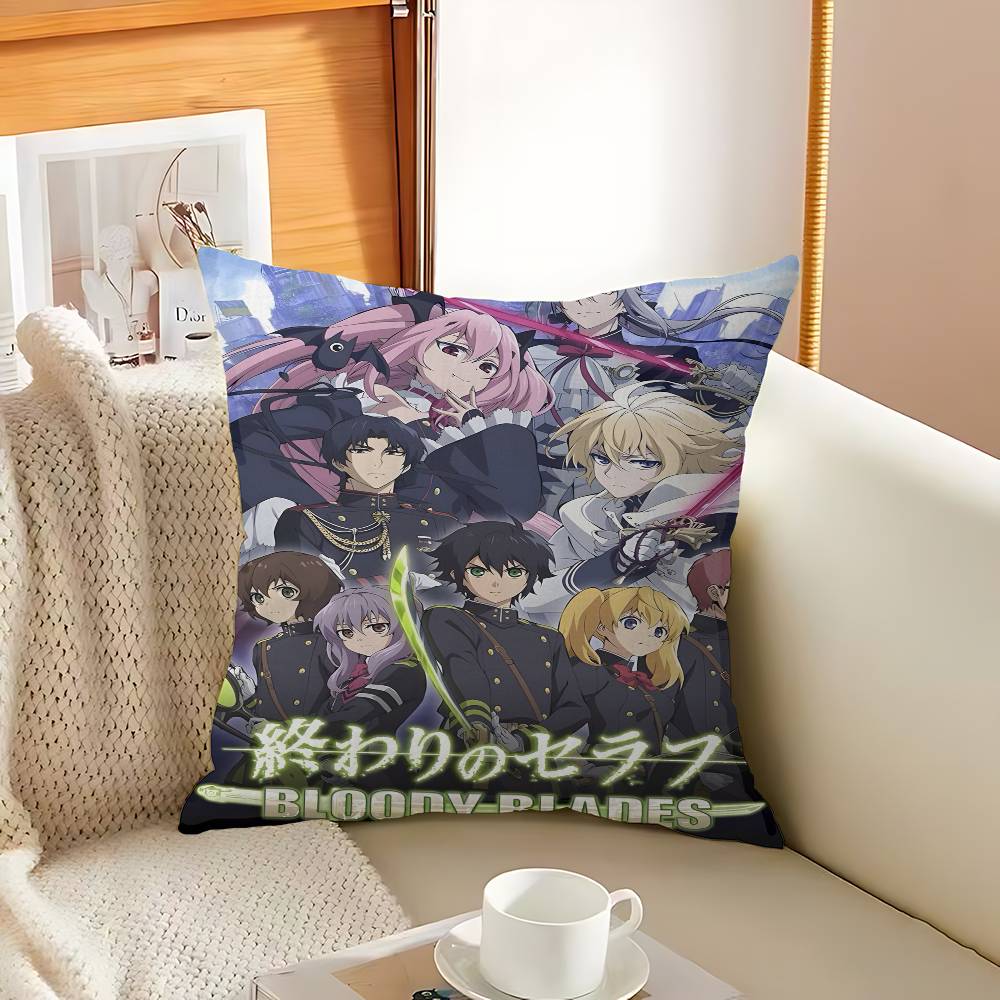 Аниме S_Seraph Of The E_End Наволочка Подушка Декоративная Наволочка Гостиная Диван Домашний Декор