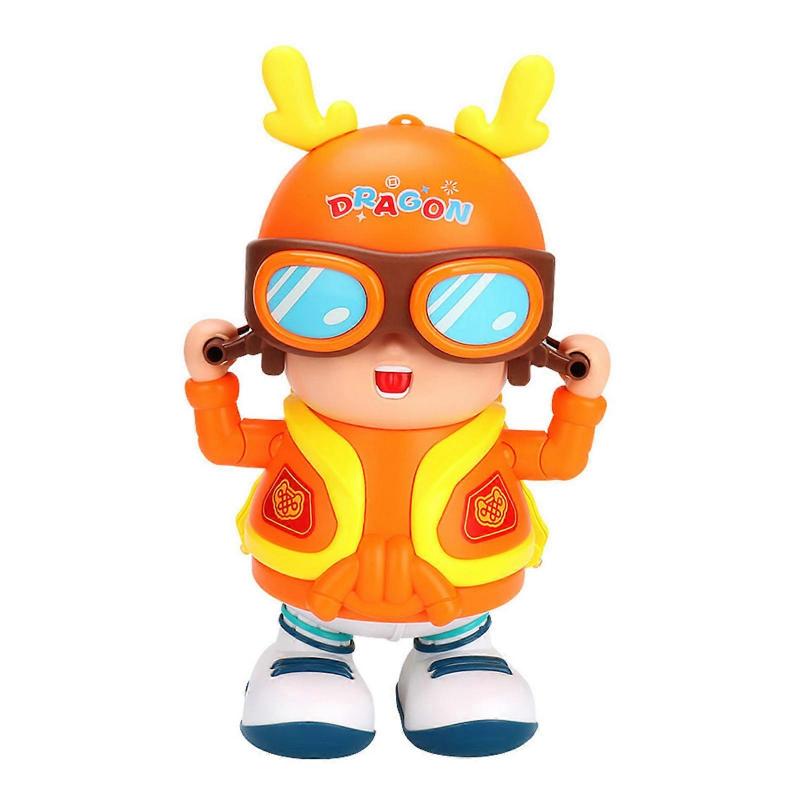 Walking Dancing Robot Toy for Kids,Dancing Little Boy Doll Toddlers Bosys Girls Fun Toy Figure Interactive Toys