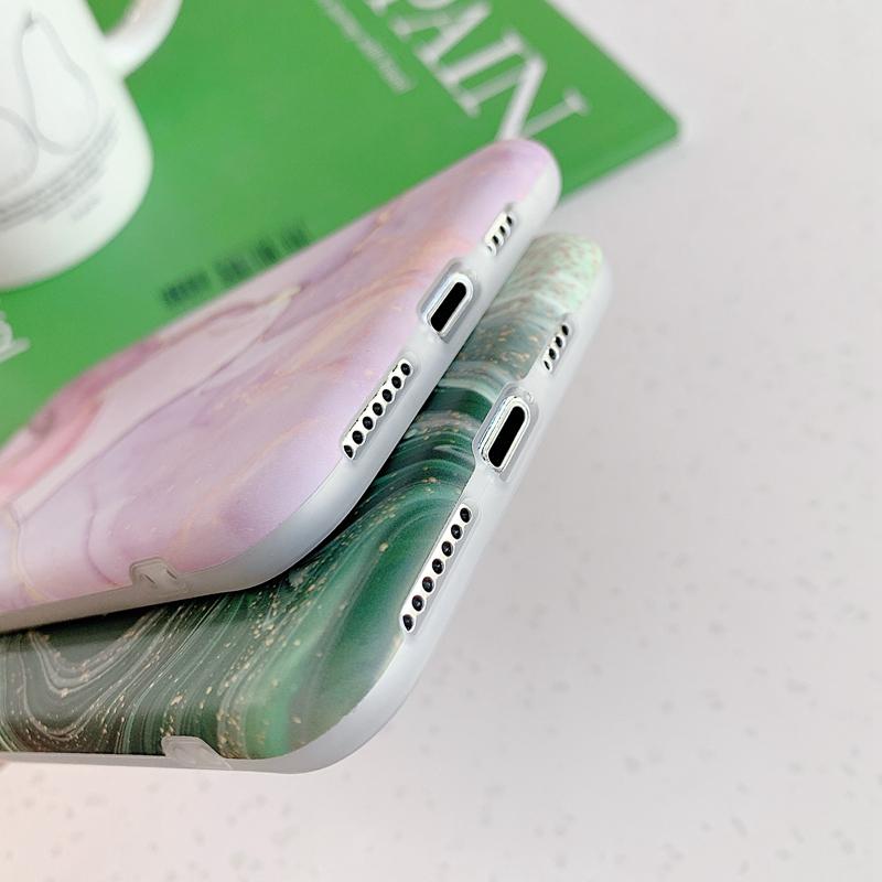 Роскошный мраморный чехол для телефона iPhone 11 12 13 14 Pro Max XS X XR 7 8 Plus mini противоударный SE мягкий силиконовый матовый чехол