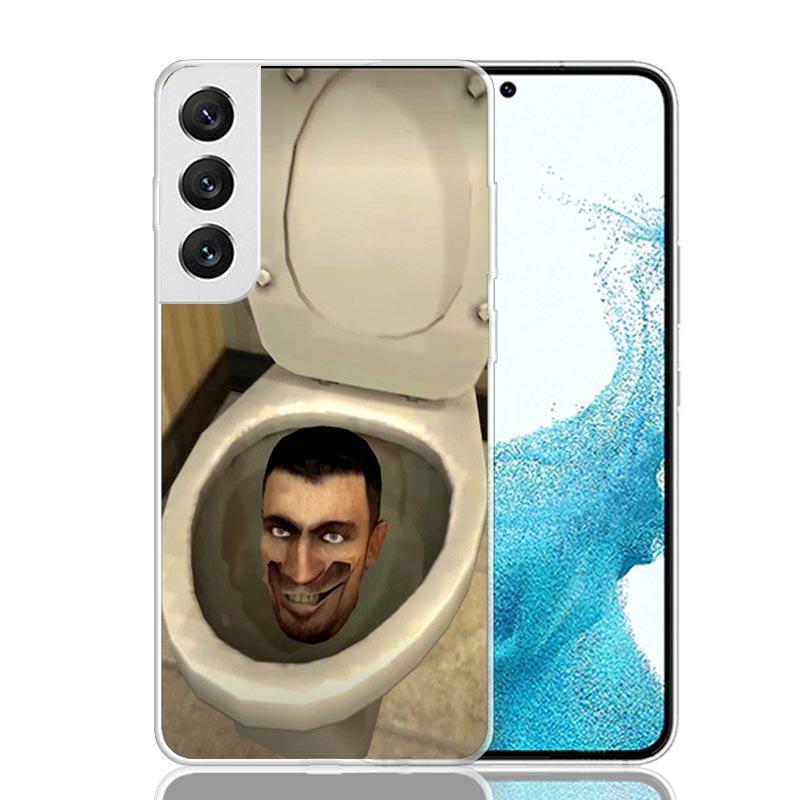 Чехол для мобильного телефона S-Skibidi Toilet для Samsung Galaxy S26 Ultra S23 S24 S25 Edge S20 FE S21 S22 Plus Мягкая печатная оболочка