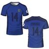 Anime Japanese Blue Lock Isagi Yoichi Football Jersey T-shirt Cosplay Hyoma Chigiri Meguru Bachira Tee Original Men Clothes