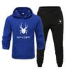 2025 Classic Leisure Set Autumn New Spider Personalized Pattern Printed Hoodie Set