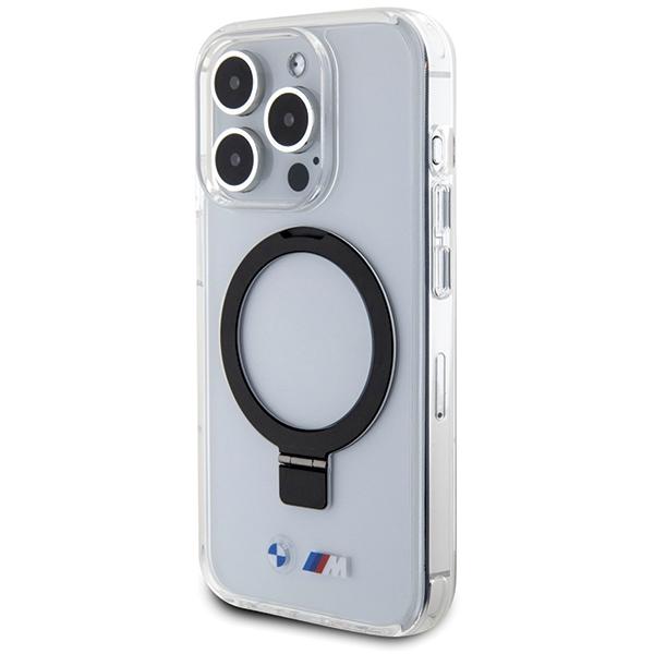 BMW BMHMP15LURST iPhone 15 Pro 6.1" transparent/clear hardcase Ring Stand M Collection MagSafe