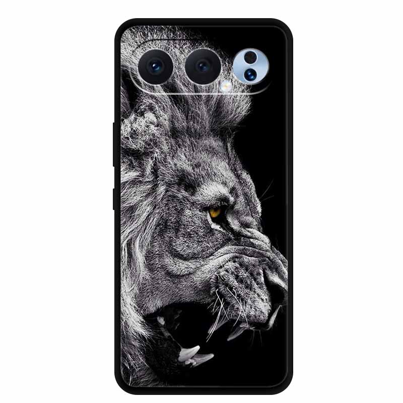 Case For Honor 500 Pro 5G Animals Lion Soft Black Silicone TPU Phone Case For Honor 500 Pro Shell 6.55" Protection Bumper Fundas