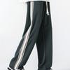 Spring and Autumn Men's New Vintage Side Strip Stitching Loose Straight-Leg Sports Trousers
